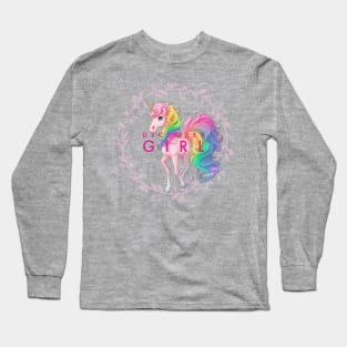 Born in December unicorn Long Sleeve T-Shirt